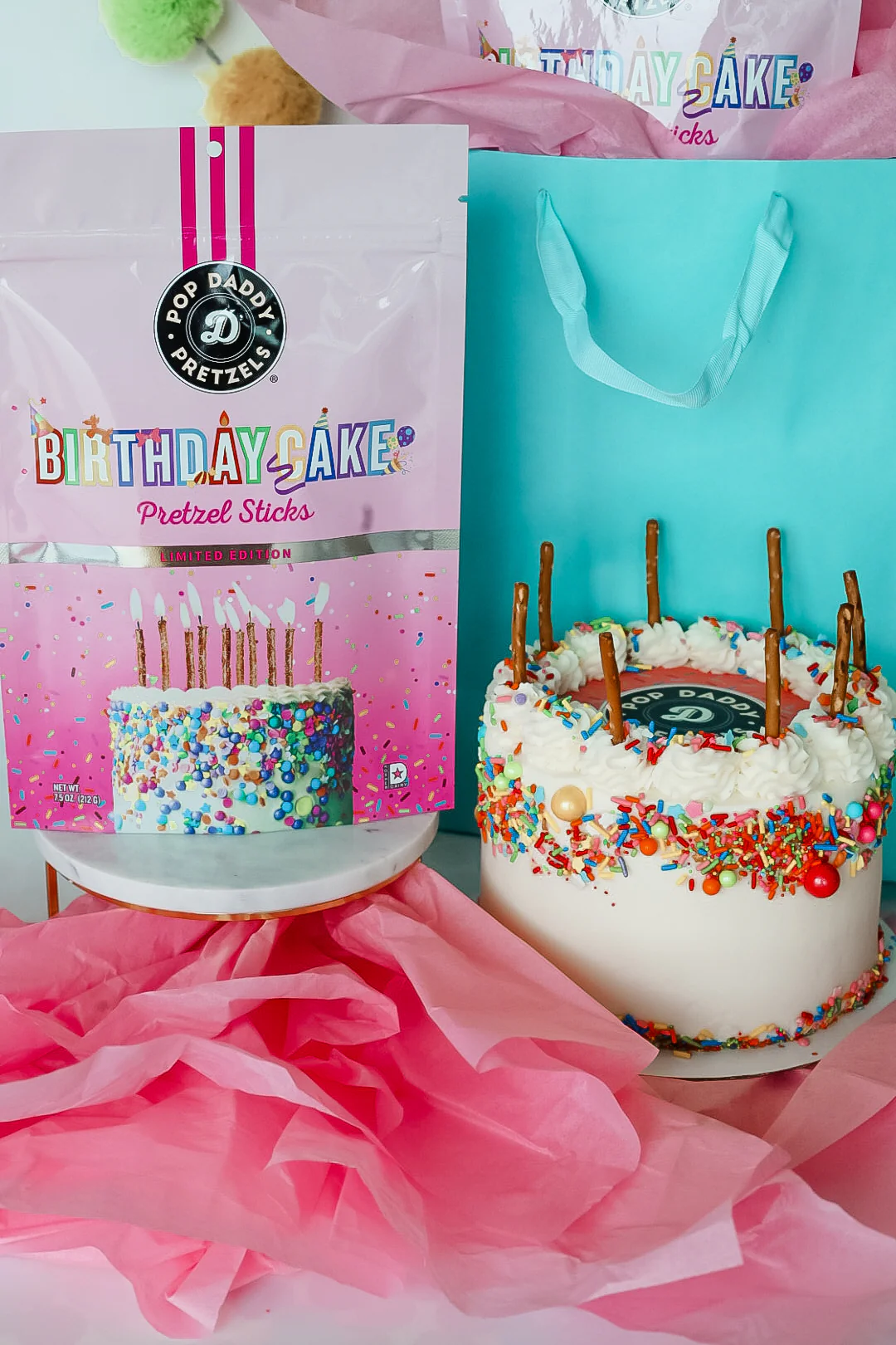 Birthday Cake Seasoned Pretzels - Image 3