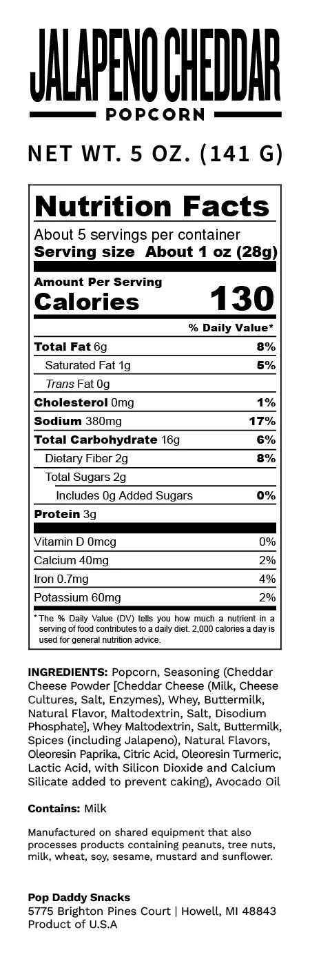 Jalapeno Cheddar Flavored Popcorn - Image 3