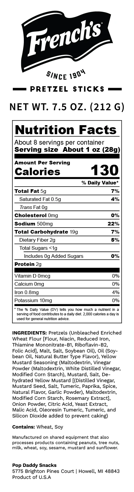 French's Mustard Seasoned Pretzels - Image 3