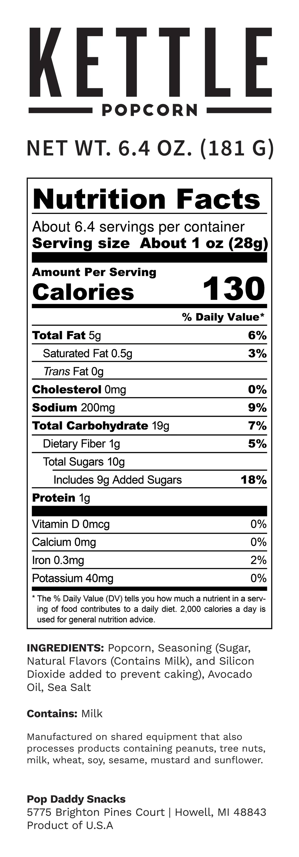 Premium Kettle Corn Flavored Popcorn - Image 3