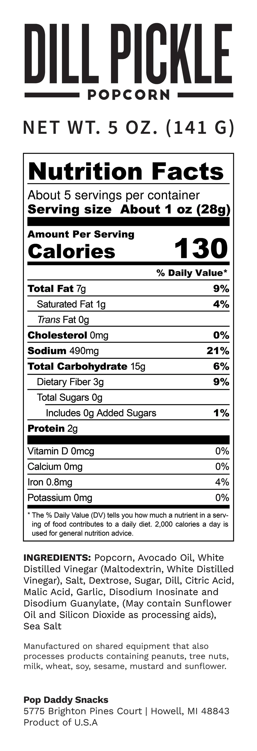 Dill Pickle Flavored Popcorn - Image 3