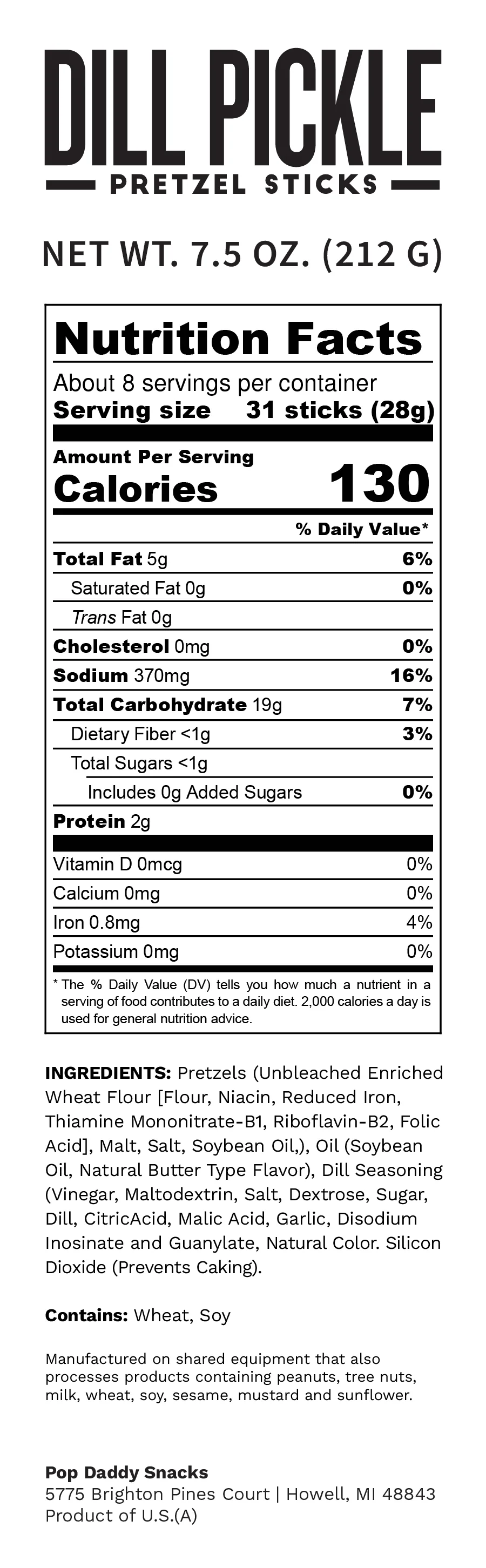 Dill Pickle Seasoned Pretzels - Image 3