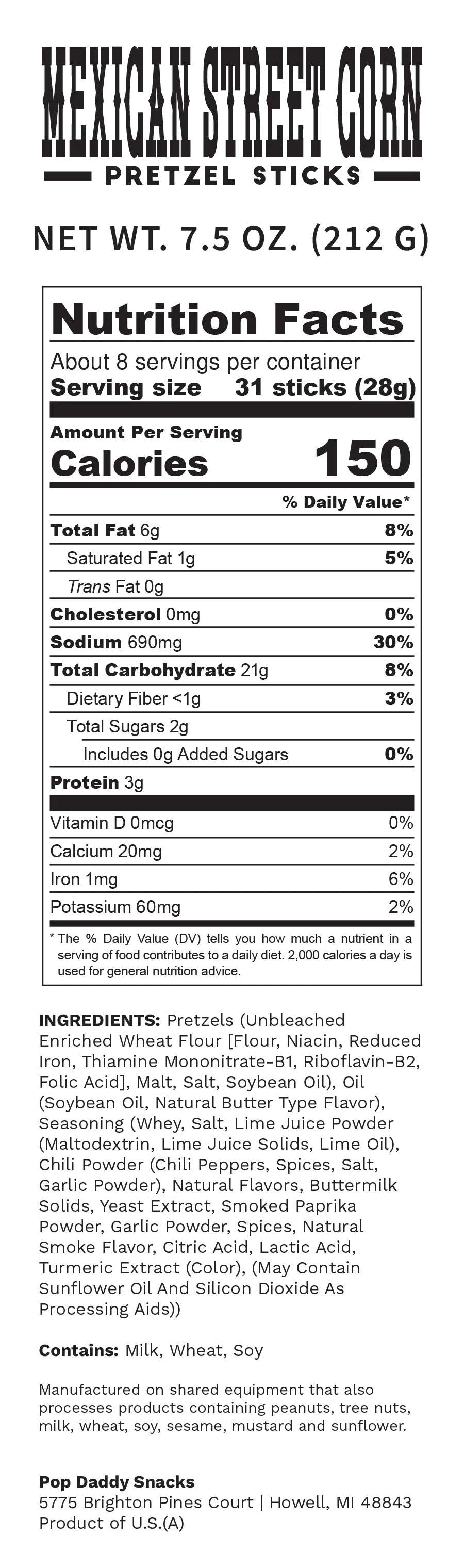 Mexican Street Corn Seasoned Pretzels - Image 3