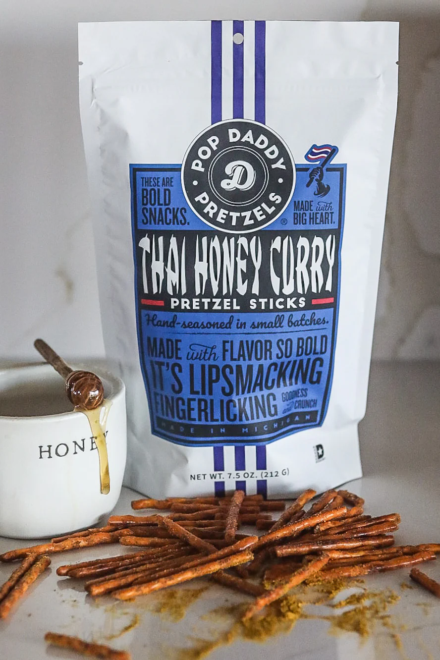Thai Honey Curry Seasoned Pretzels - Image 4