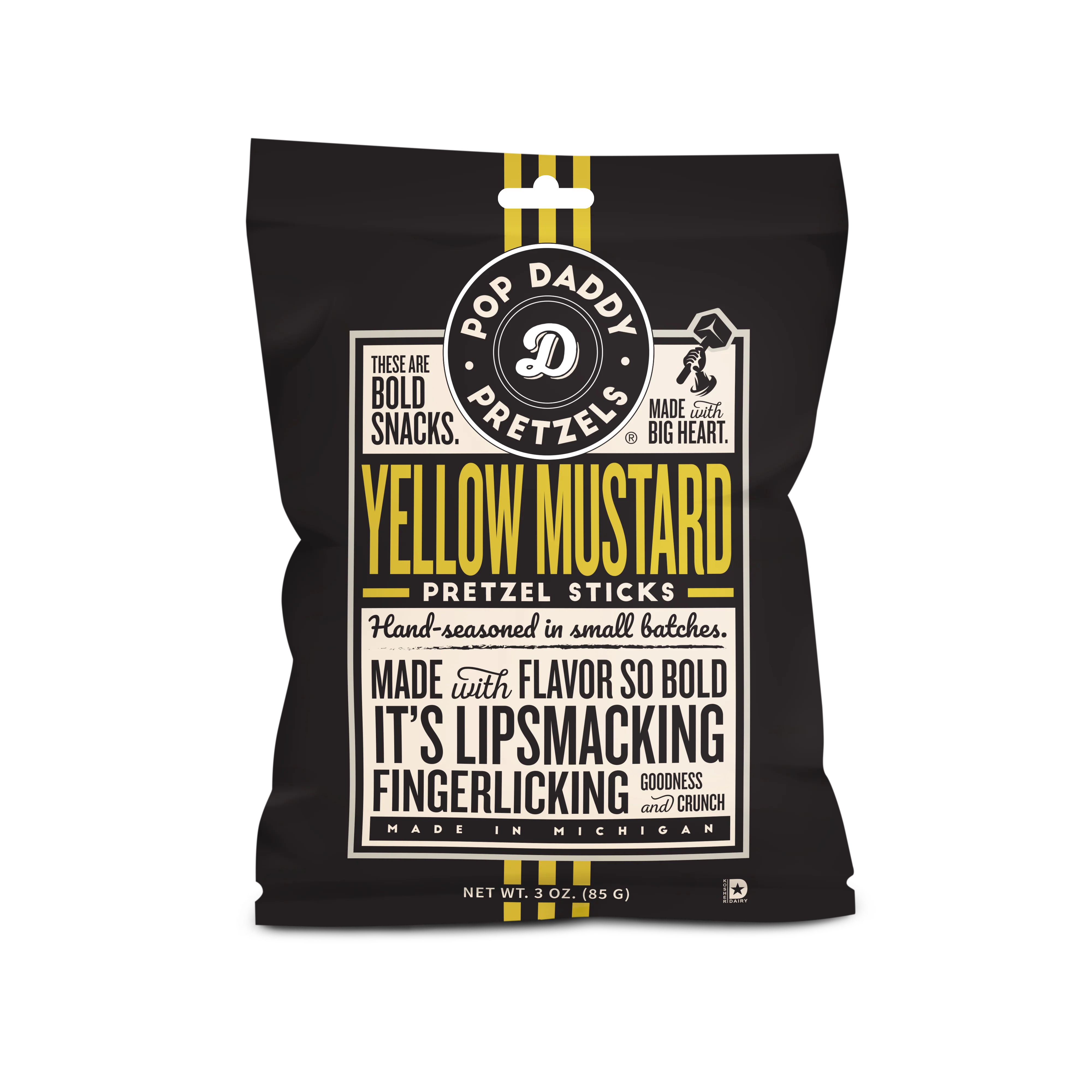 Yellow Mustard Seasoned Pretzels - Image 5