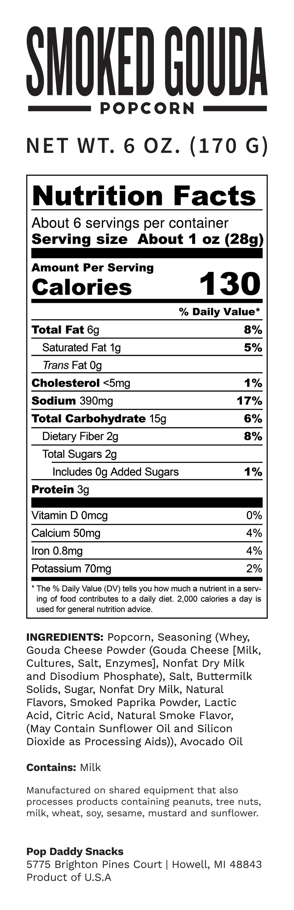Smoked Gouda Flavored Popcorn - Image 3